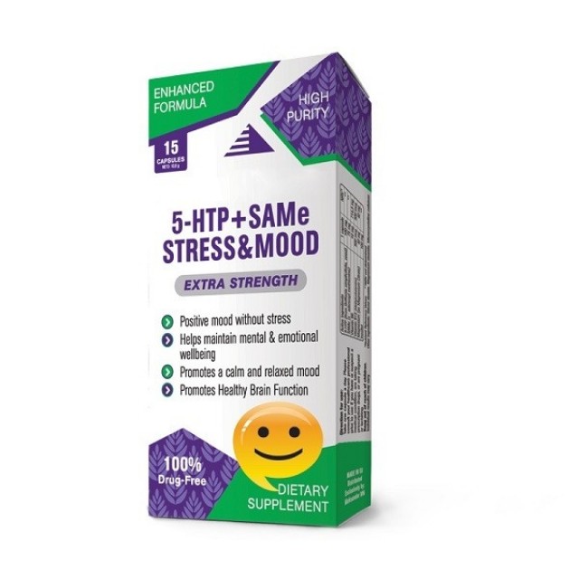 5 HTP + SAMe STRESS & MOOD – 15 kapsula
