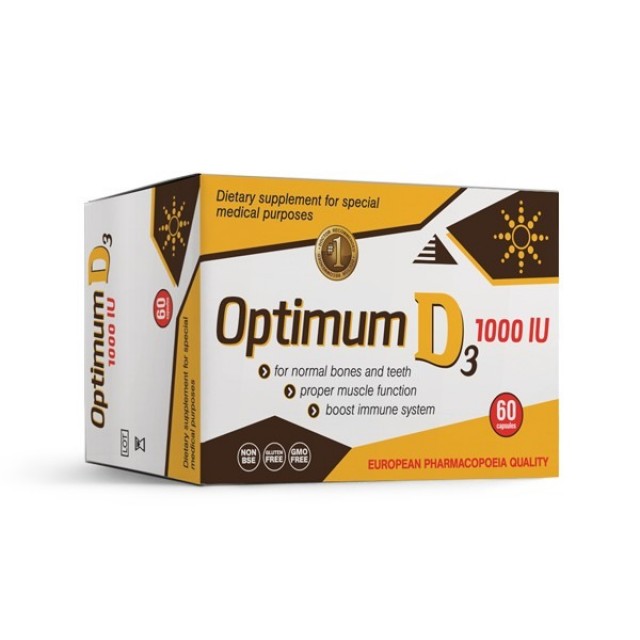 Optimum D3 1000 IU - 60 kapsula
