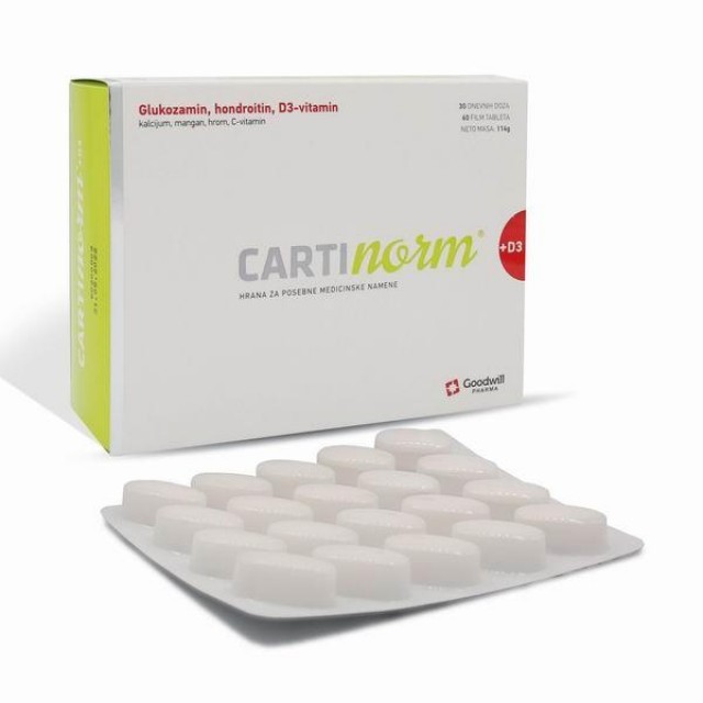 Cartinorm + D3 – 60 tableta