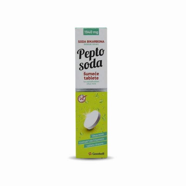 Pepto Soda (menta) – 20 šumećih tableta