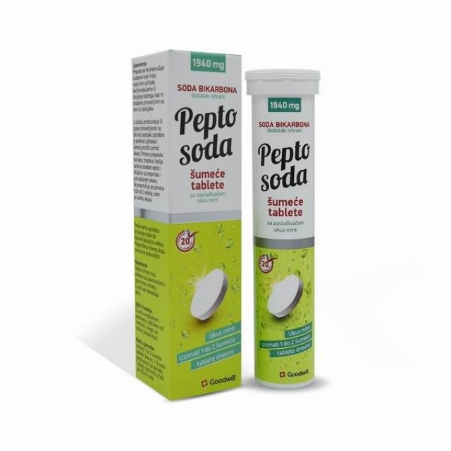 Pepto Soda (menta) – 20 šumećih tableta