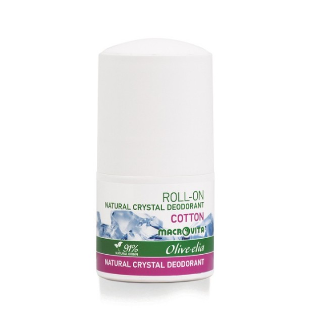 Prirodni dezodorans od kristala roll-on Pamuk - 50 ml  
