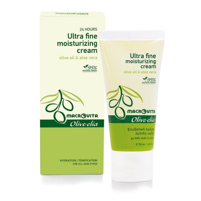 Ultra-fina hidratantna krema za lice Olivelia - 50 ml